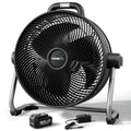 AIRLOOM™ Portable 20" Battery-Powered Floor Fan for Jobsite, Camping & Garage